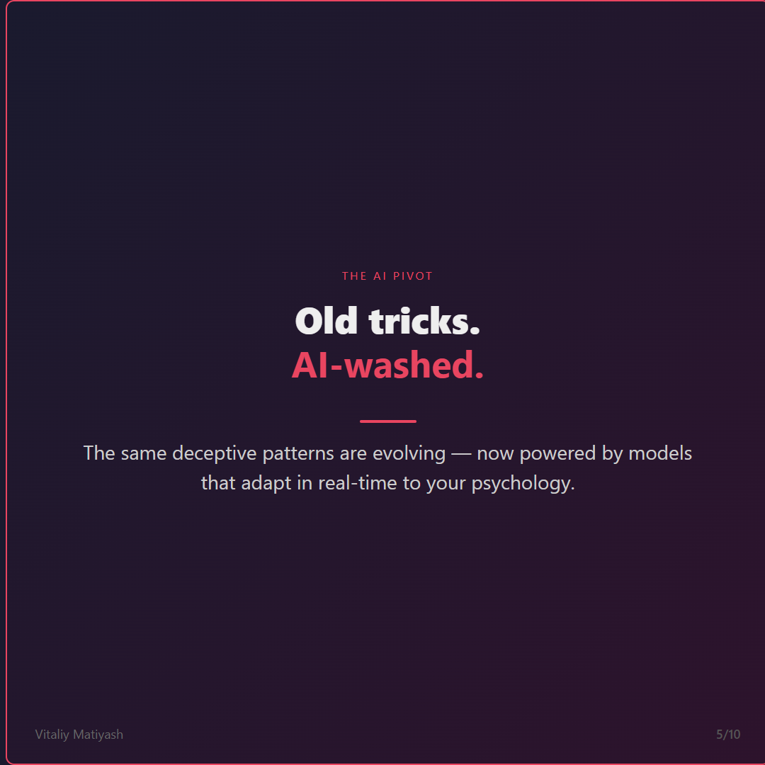 Old tricks. AI-washed.