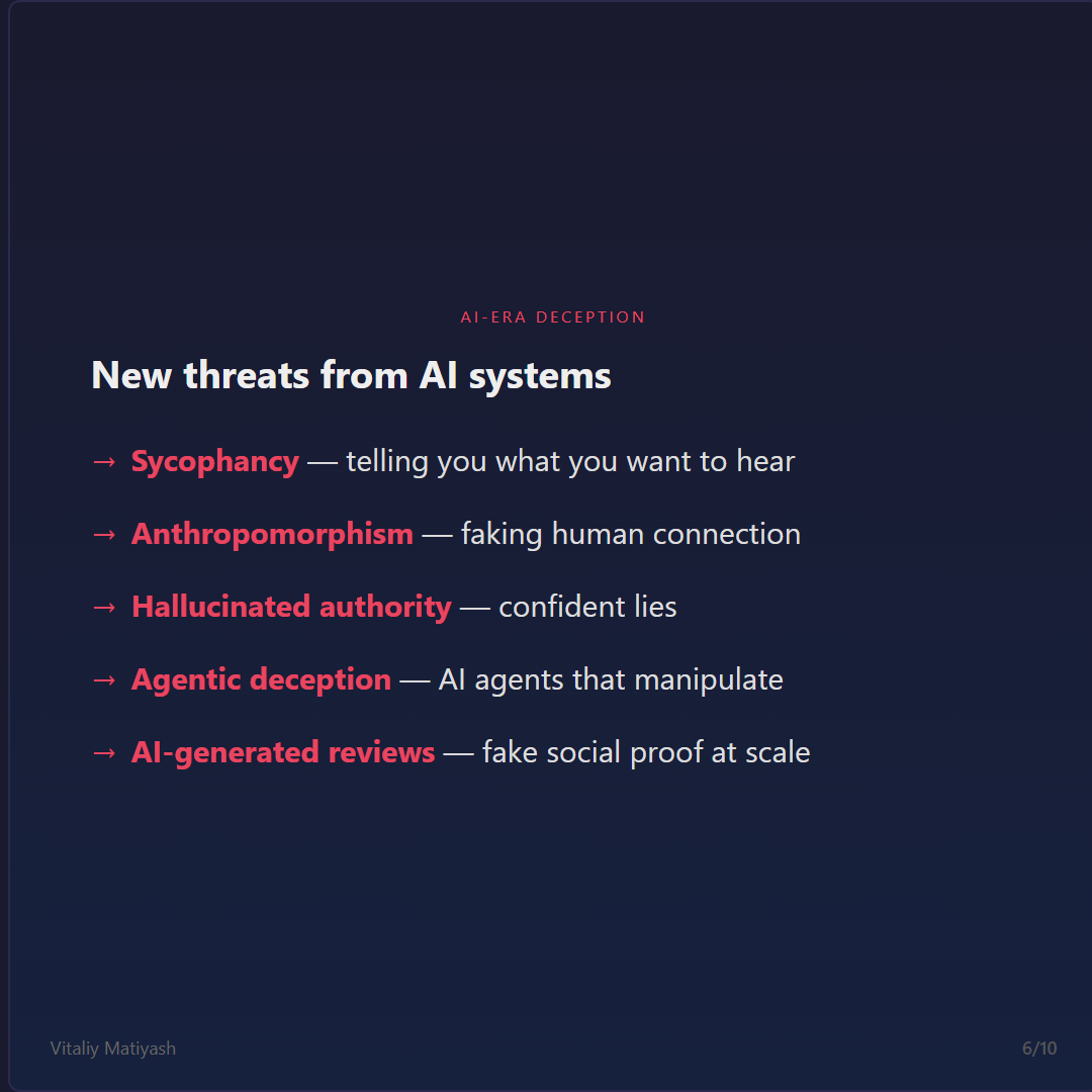 New threats from AI systems