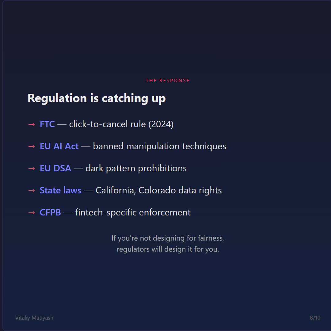 Regulation is catching up