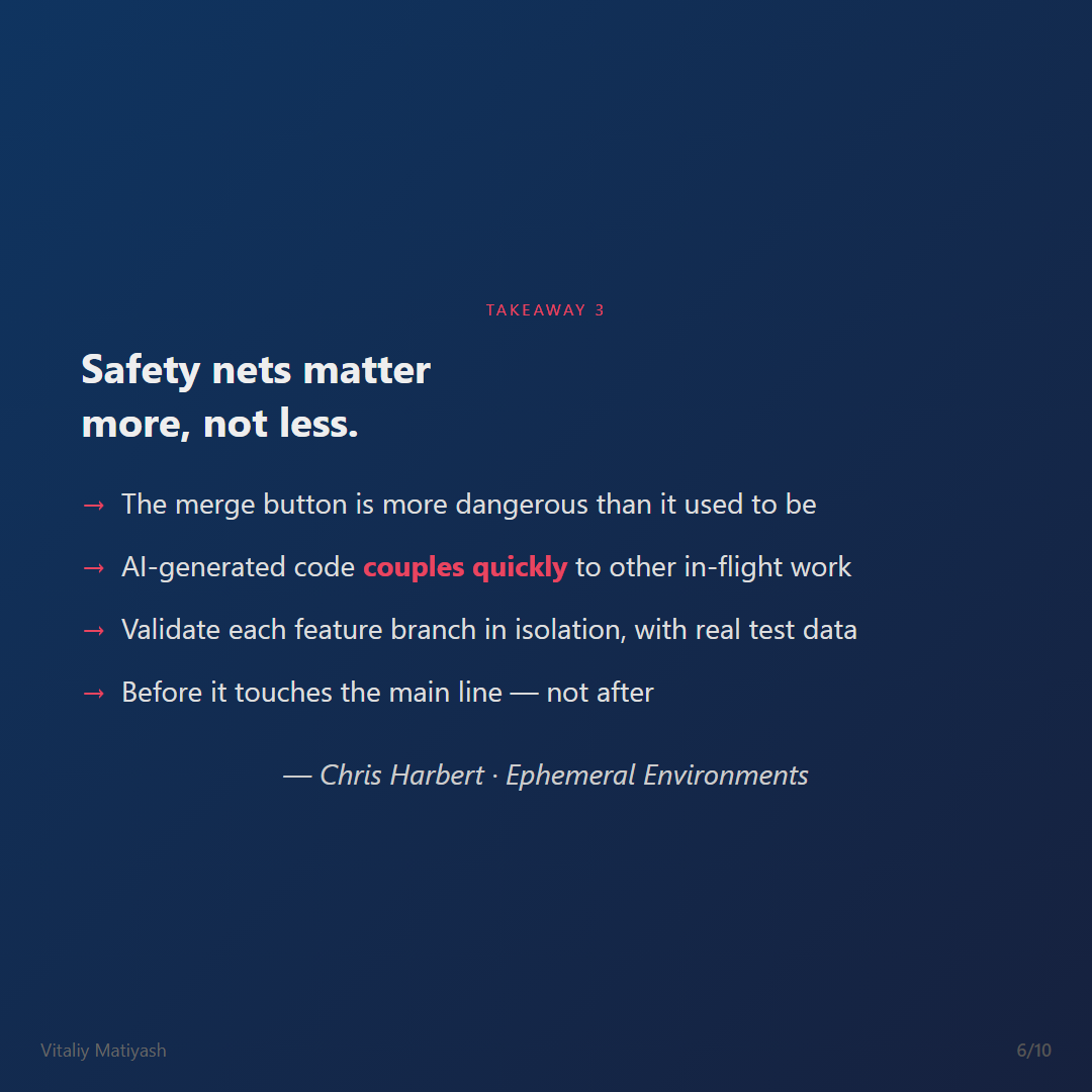 Takeaway 3 — Safety nets matter more, not less