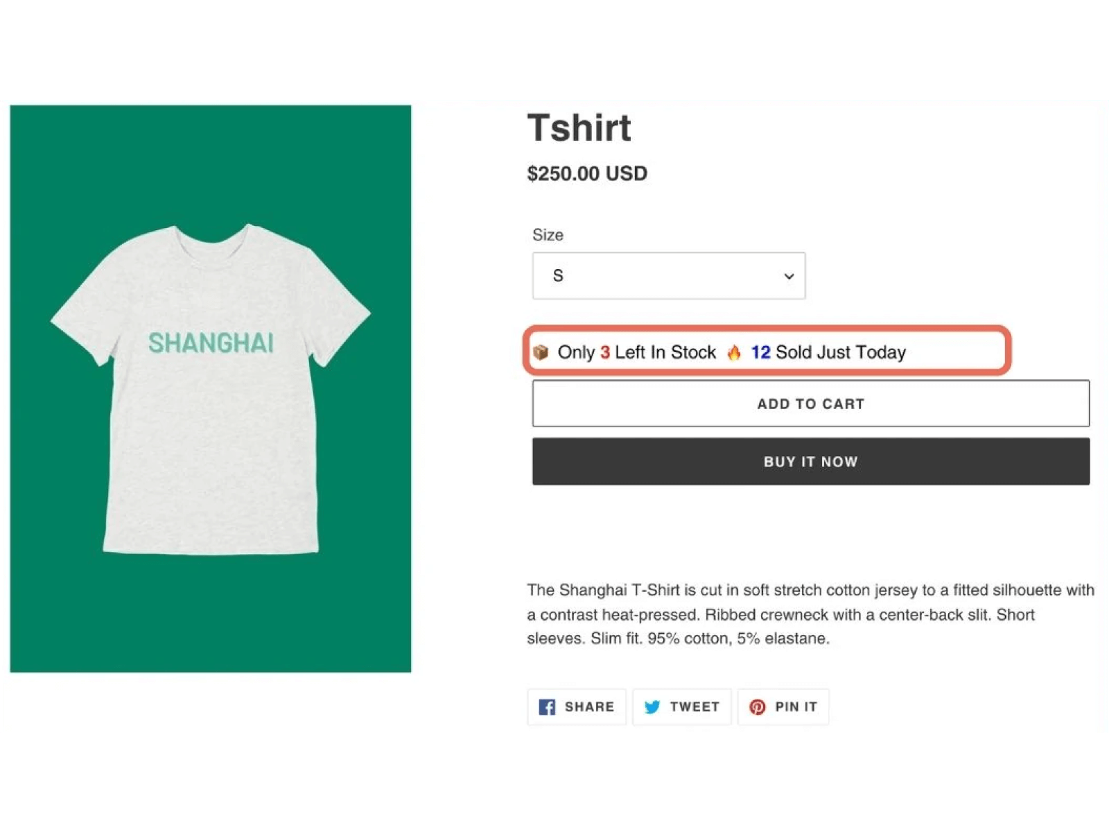 Scarcity alert